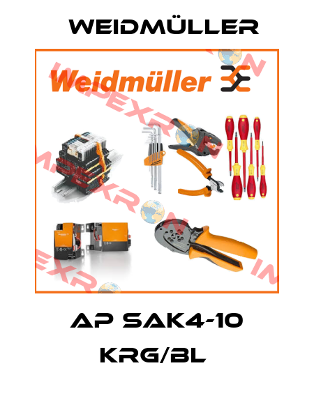 AP SAK4-10 KRG/BL  Weidmüller