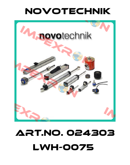 ART.NO. 024303 LWH-0075  Novotechnik