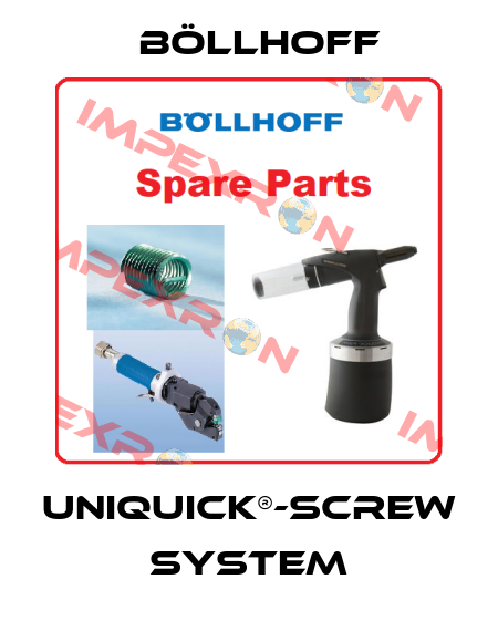 UNIQUICK®-screw system Böllhoff