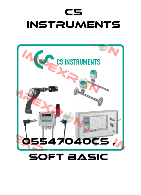 05547040CS ,  Soft Basic  Cs Instruments