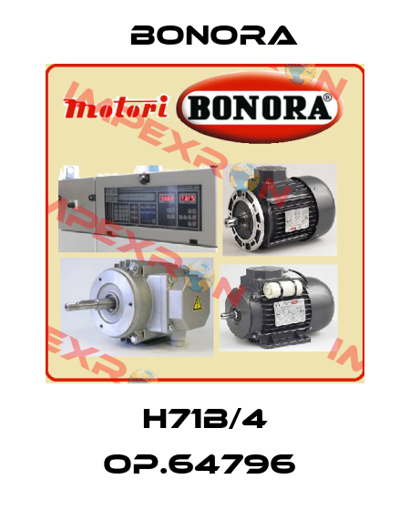 H71B/4 OP.64796  Bonora