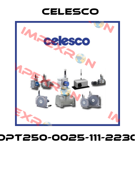 DPT250-0025-111-2230  Celesco