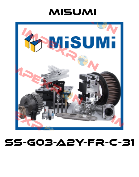 SS-G03-A2Y-FR-C-31  Misumi
