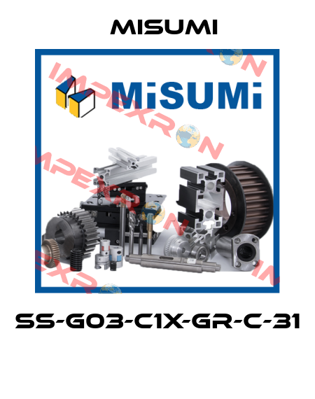 SS-G03-C1X-GR-C-31  Misumi