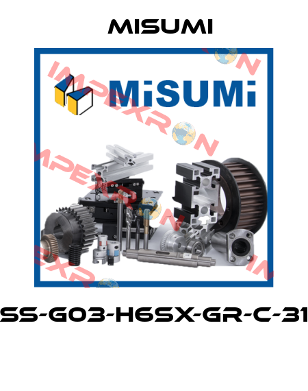 SS-G03-H6SX-GR-C-31  Misumi