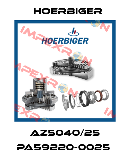 AZ5040/25 PA59220-0025  Hoerbiger
