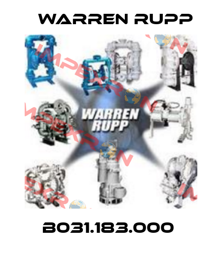 B031.183.000  Warren Rupp