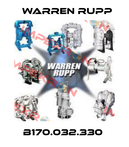 B170.032.330  Warren Rupp