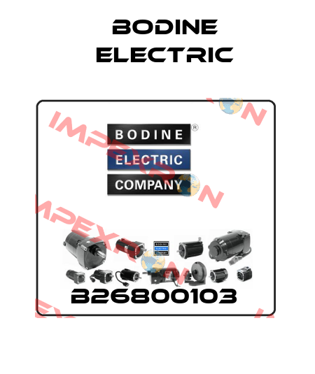 B26800103  BODINE ELECTRIC