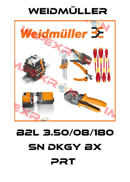 B2L 3.50/08/180 SN DKGY BX PRT  Weidmüller