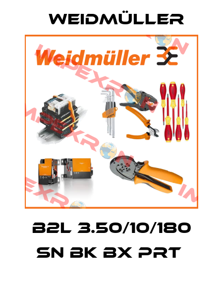 B2L 3.50/10/180 SN BK BX PRT  Weidmüller