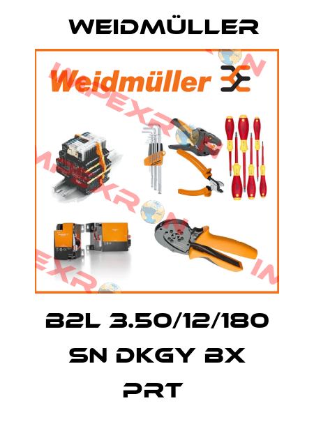 B2L 3.50/12/180 SN DKGY BX PRT  Weidmüller