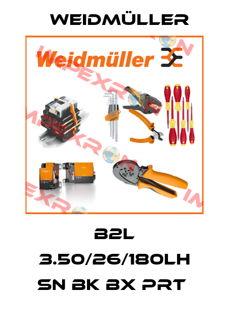 B2L 3.50/26/180LH SN BK BX PRT  Weidmüller