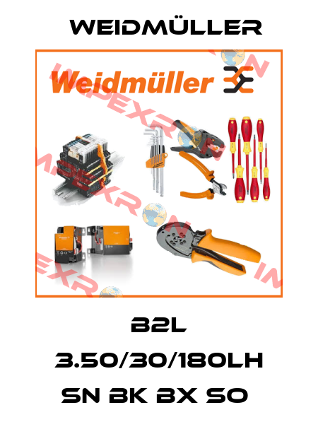 B2L 3.50/30/180LH SN BK BX SO  Weidmüller