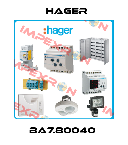 BA7.80040  Hager
