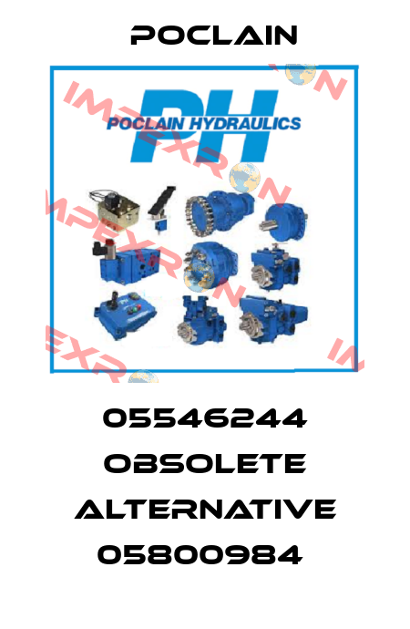 05546244 obsolete alternative 05800984  Poclain