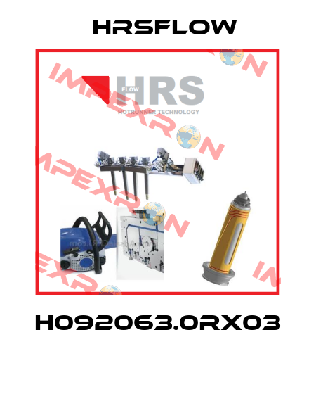 H092063.0RX03  HRSflow