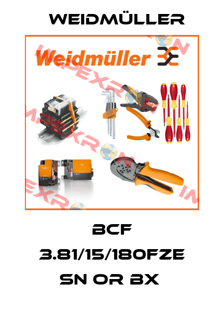 BCF 3.81/15/180FZE SN OR BX  Weidmüller