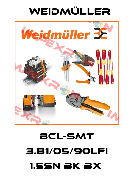 BCL-SMT 3.81/05/90LFI 1.5SN BK BX  Weidmüller