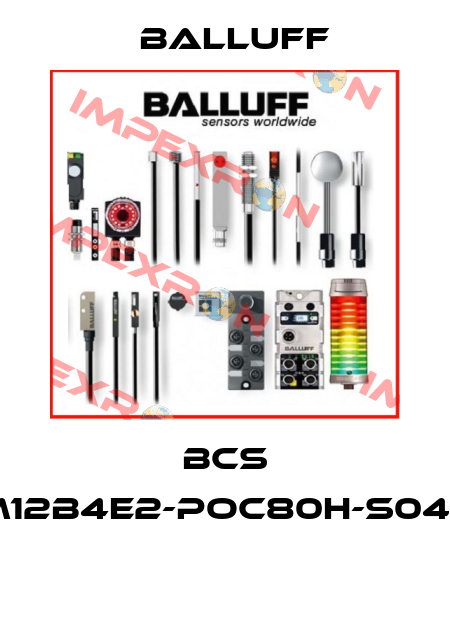 BCS M12B4E2-POC80H-S04K  Balluff