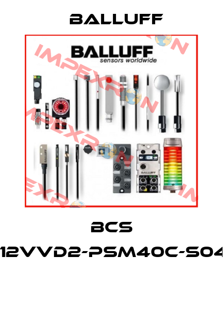 BCS M12VVD2-PSM40C-S04G  Balluff