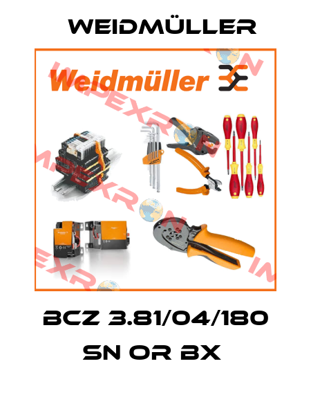 BCZ 3.81/04/180 SN OR BX  Weidmüller
