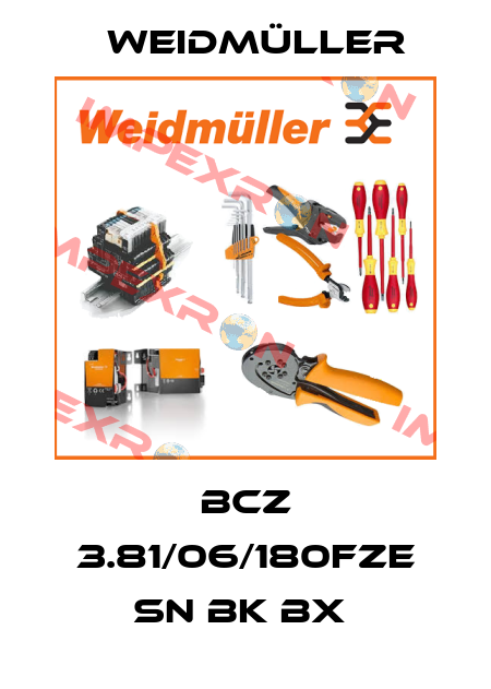 BCZ 3.81/06/180FZE SN BK BX  Weidmüller