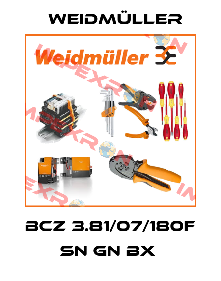 BCZ 3.81/07/180F SN GN BX  Weidmüller