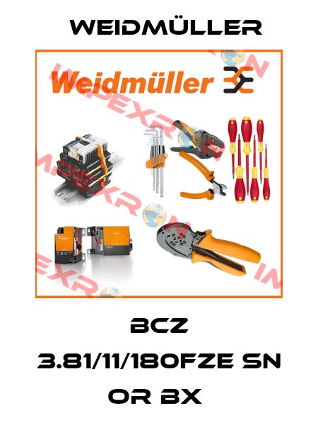 BCZ 3.81/11/180FZE SN OR BX  Weidmüller