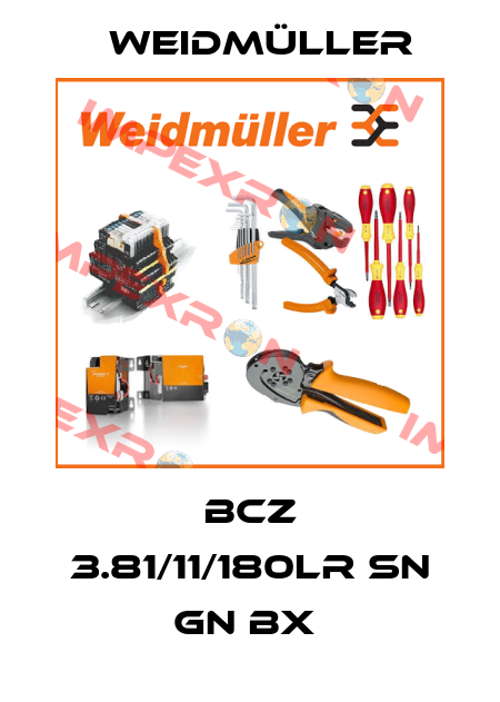 BCZ 3.81/11/180LR SN GN BX  Weidmüller