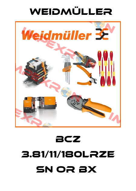 BCZ 3.81/11/180LRZE SN OR BX  Weidmüller