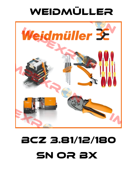 BCZ 3.81/12/180 SN OR BX  Weidmüller