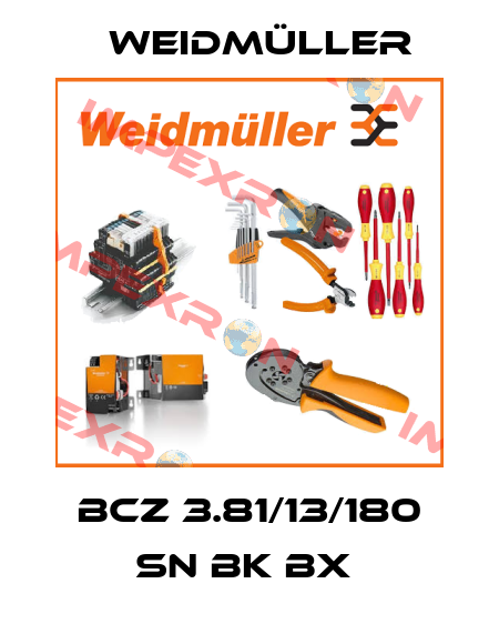 BCZ 3.81/13/180 SN BK BX  Weidmüller