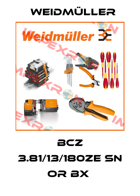 BCZ 3.81/13/180ZE SN OR BX  Weidmüller