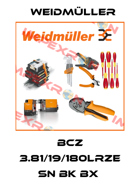 BCZ 3.81/19/180LRZE SN BK BX  Weidmüller