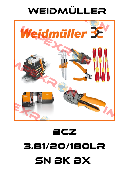 BCZ 3.81/20/180LR SN BK BX  Weidmüller