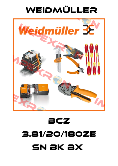 BCZ 3.81/20/180ZE SN BK BX  Weidmüller