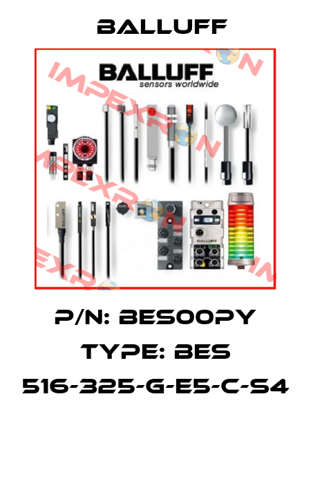 P/N: BES00PY Type: BES 516-325-G-E5-C-S4  Balluff