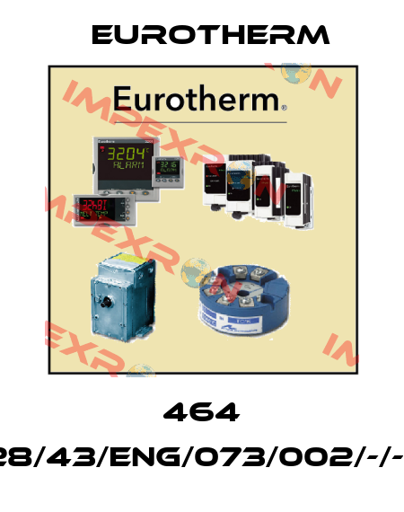 464 117/28/43/ENG/073/002/-/-/-/-// Eurotherm