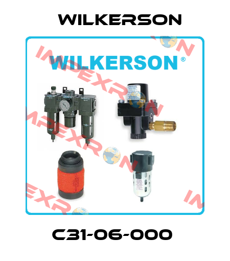 C31-06-000  Wilkerson