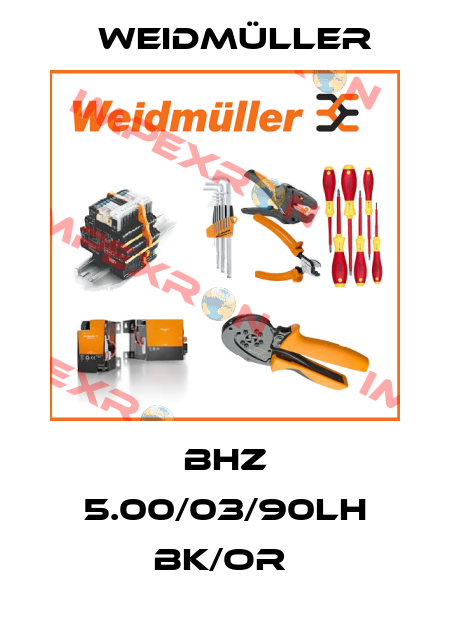 BHZ 5.00/03/90LH BK/OR  Weidmüller