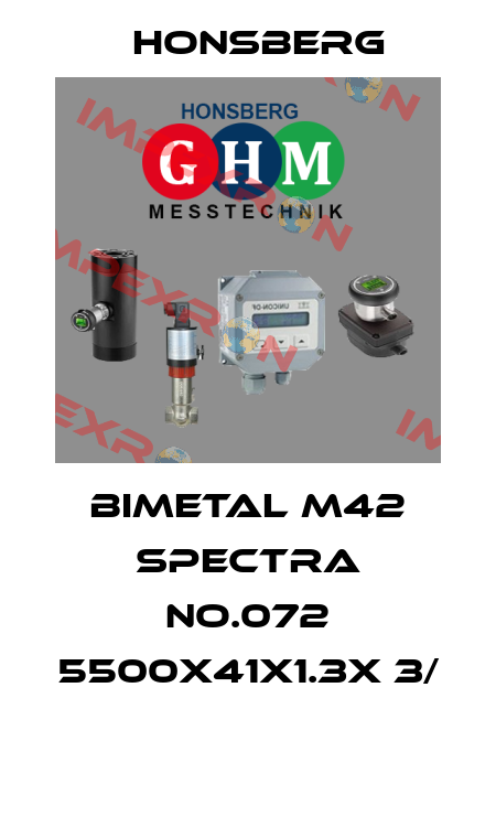 BIMETAL M42 SPECTRA NO.072 5500X41X1.3X 3/  Honsberg