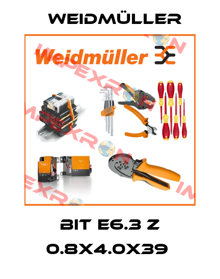 BIT E6.3 Z 0.8X4.0X39  Weidmüller