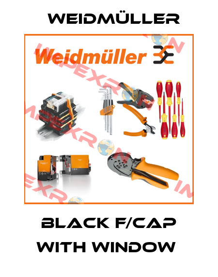 BLACK F/CAP WITH WINDOW  Weidmüller