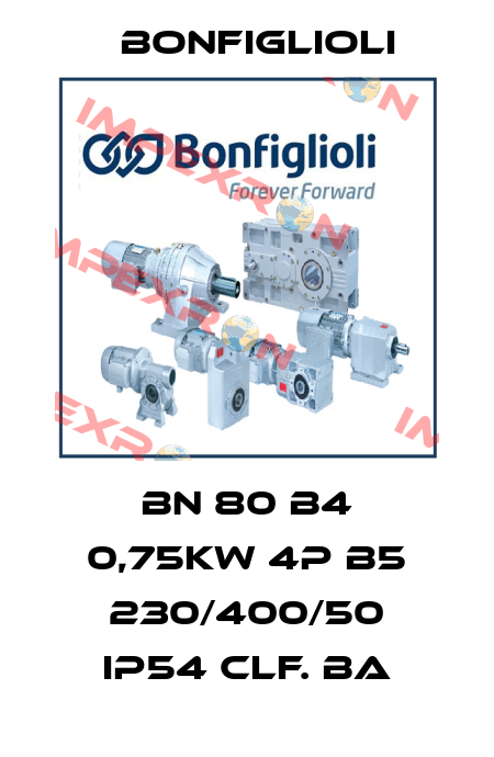 BN 80 B4 0,75KW 4P B5 230/400/50 IP54 CLF. BA Bonfiglioli