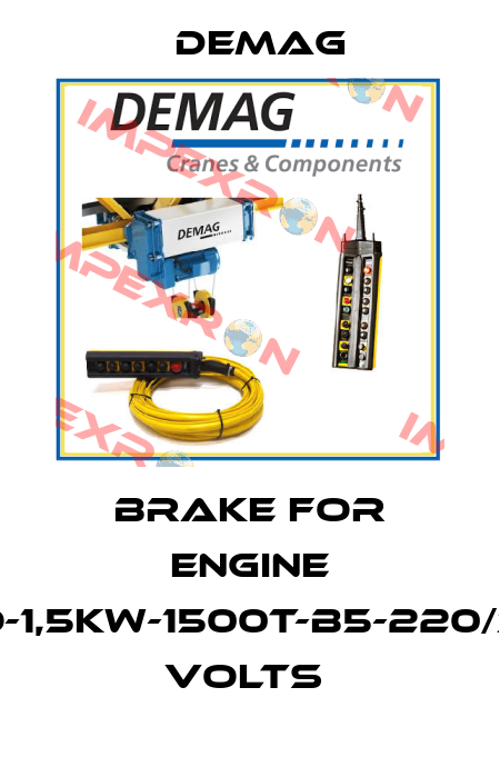 BRAKE FOR ENGINE FCO-1,5KW-1500T-B5-220/380 VOLTS  Demag