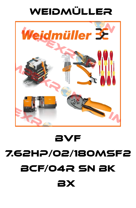 BVF 7.62HP/02/180MSF2 BCF/04R SN BK BX  Weidmüller