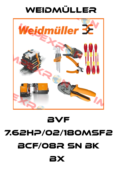 BVF 7.62HP/02/180MSF2 BCF/08R SN BK BX  Weidmüller