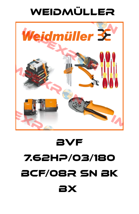 BVF 7.62HP/03/180 BCF/08R SN BK BX  Weidmüller