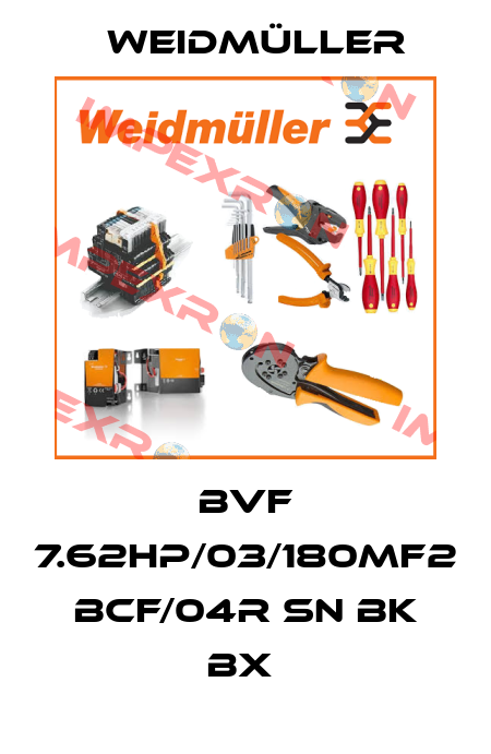 BVF 7.62HP/03/180MF2 BCF/04R SN BK BX  Weidmüller
